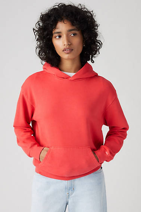 Sudadera con capucha Heritage - Mujer - XS - Rojo / Garment Dye Cherrystone