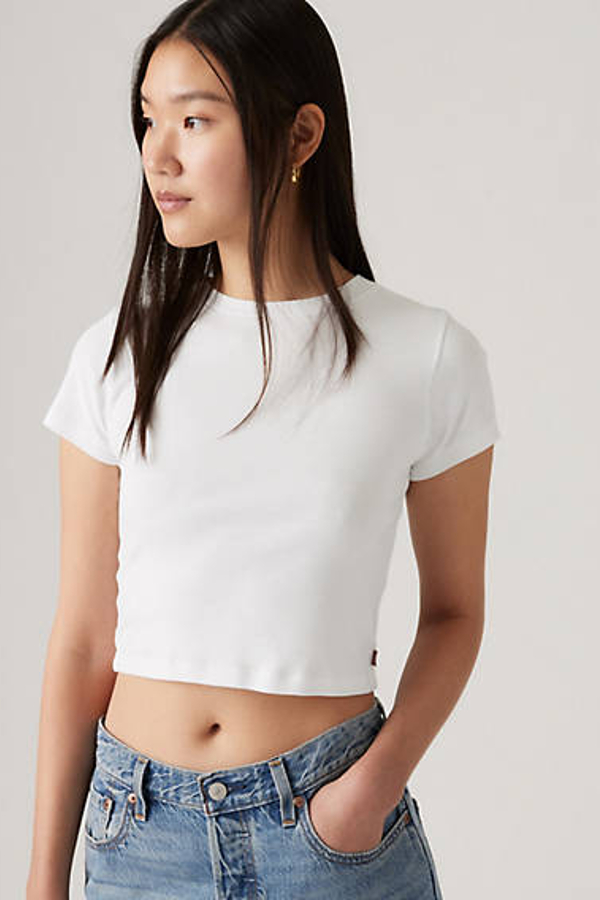 Camiseta Essential Sporty - Mujer - L - Blanco / White +