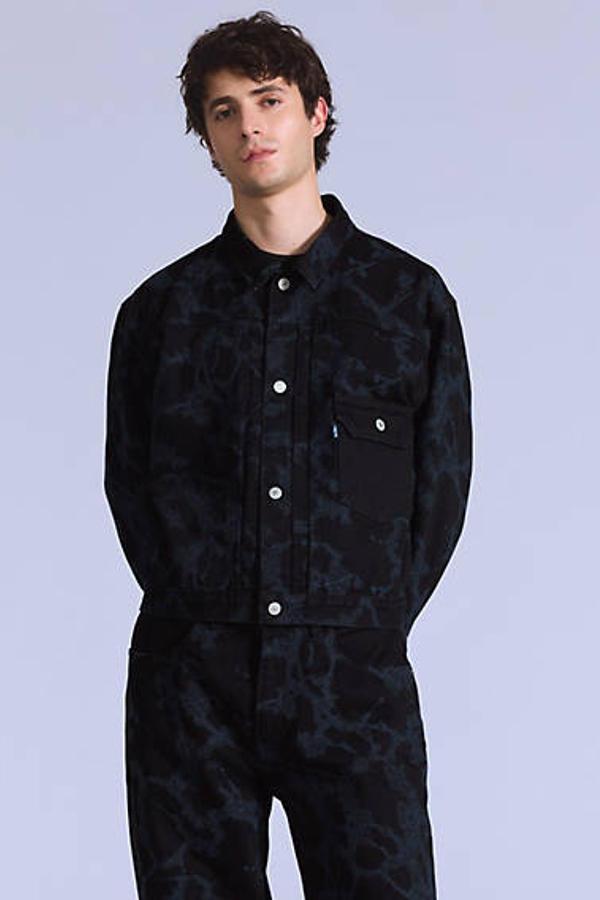 Trucker Jacket Type I - Hombre - L - Azul / Moj Hitch