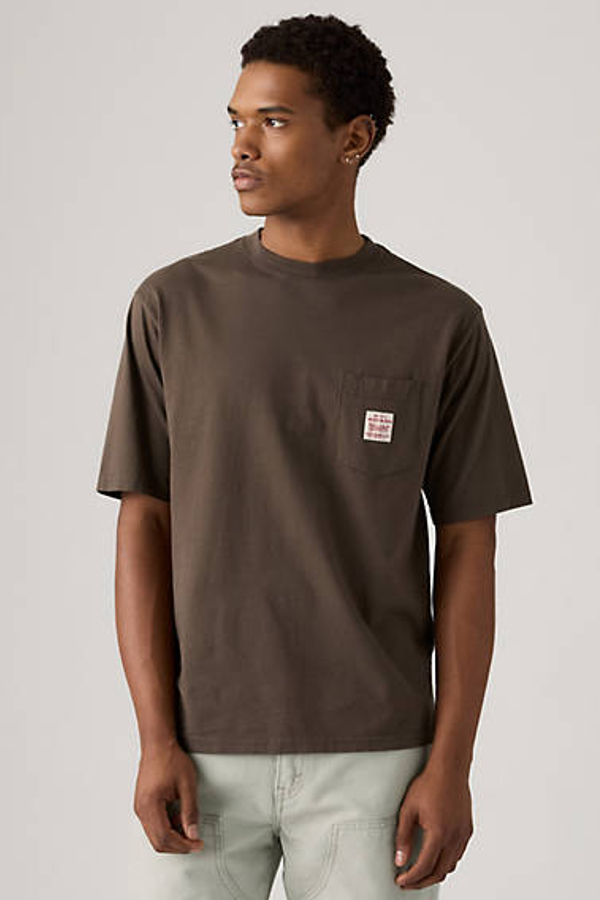 Camiseta Workwear - Hombre - L - Marrón / Bracken