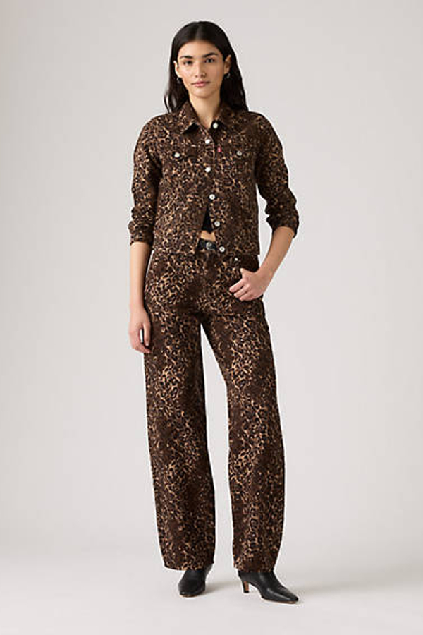 Vaqueros Baggy Dad Lightweight - Mujer - 27X34 - Marrón / Cat Eyes