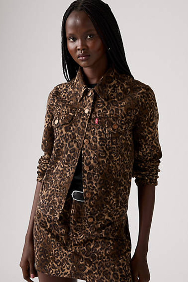 Trucker Jacket Original - Mujer - M - Marrón / Cat Eyes