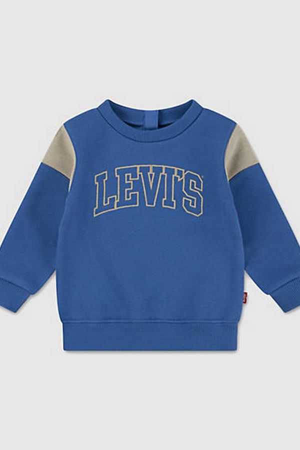 Sudadera de cuello redondo Sporty para bebé - Chicos - 9M - Azul / Star Sapphire