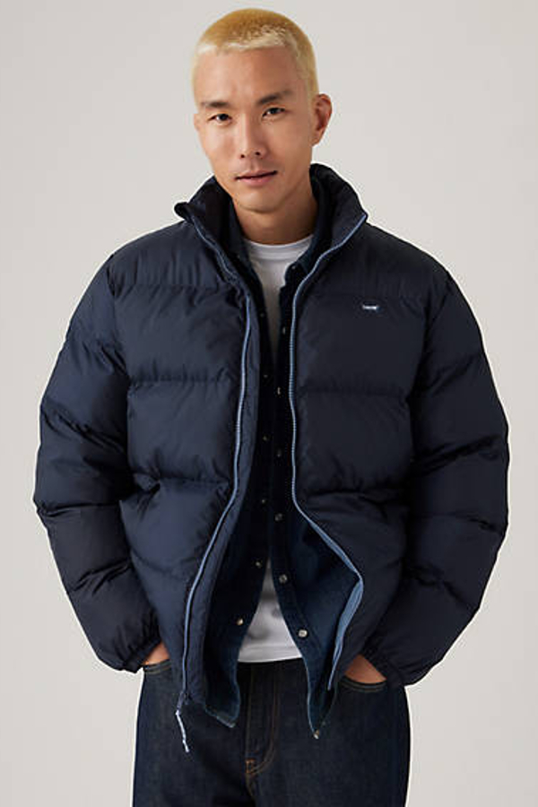 Chaqueta Piedmont Short Puffer - Hombre - L - Azul / Avy Blazer