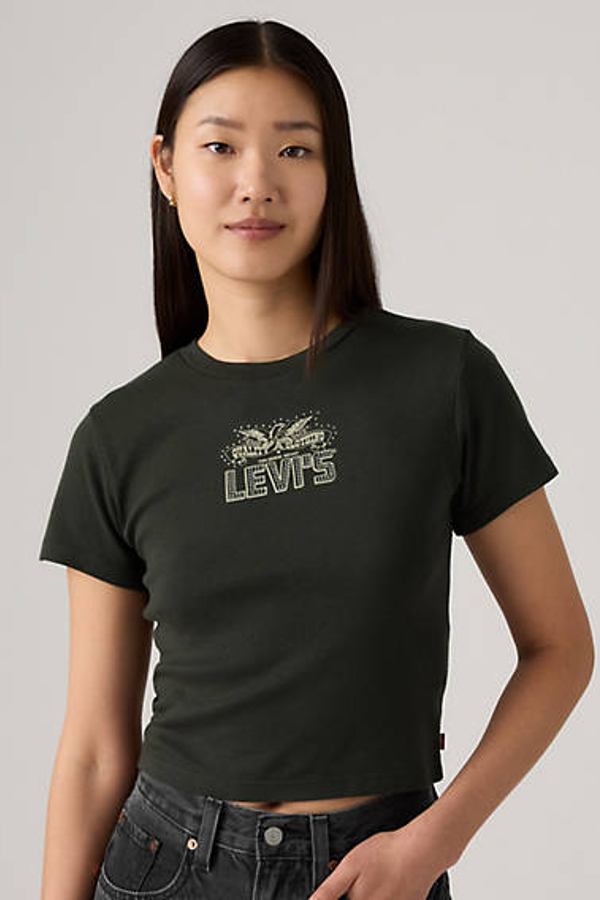 Camiseta Graphic Essential Sporty - Mujer - XS - Negro / Levi's Archival Pirate Black