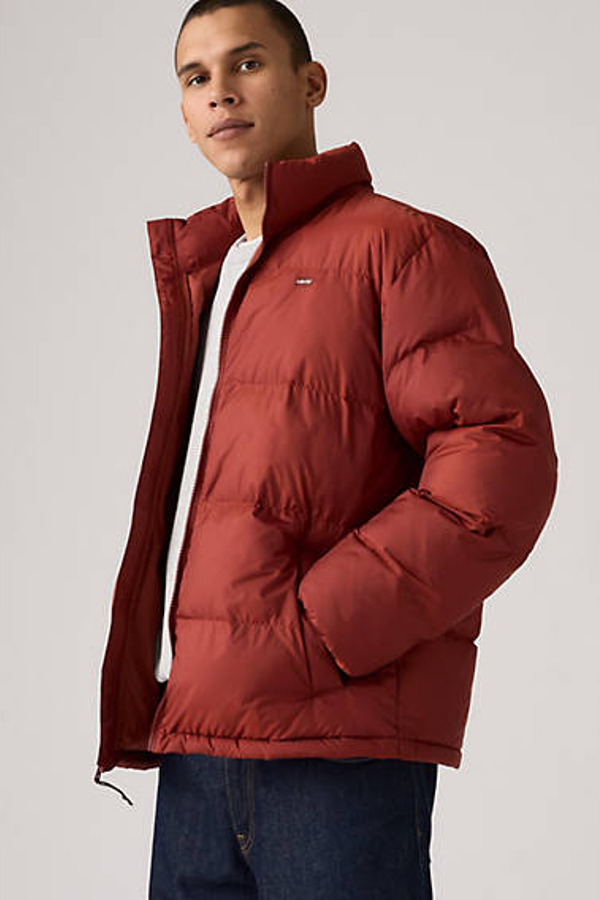 Chaqueta Piedmont Short Puffer - Hombre - L - Rojo / Usset Brown