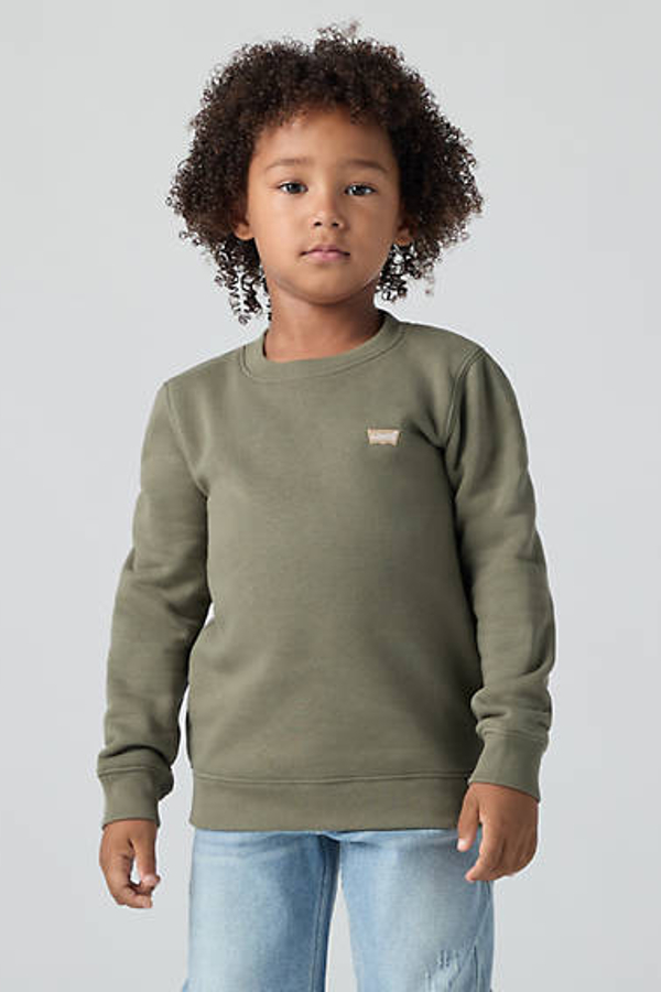Sudadera de cuello redondo Mini Logo infantil - Chicos - 3A - Verde / Deep Lichen Green