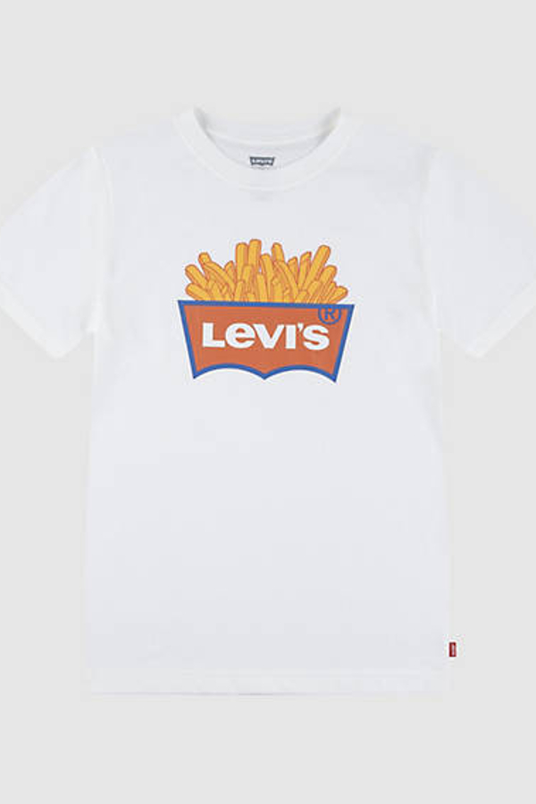 Camiseta French Fry infantil - Chicos - 2A - Blanco / Blanc De Blanc