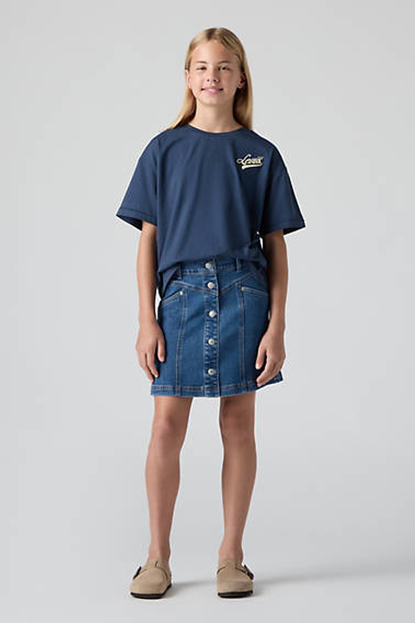 Falda con botones delanteros para adolescentes - Chicas - 16A - Neutral / Rodeo