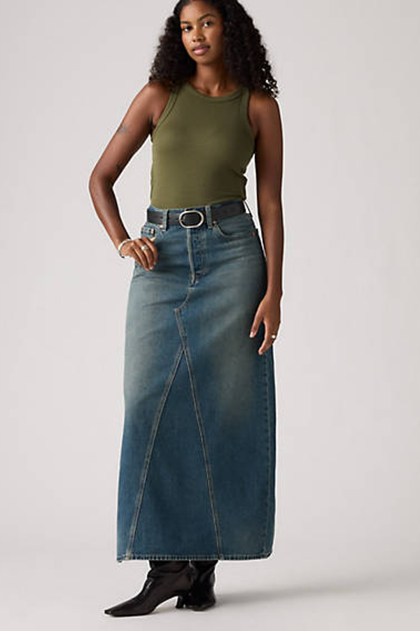 Falda larga Icon - Mujer - 25 - Azul / Long Gone