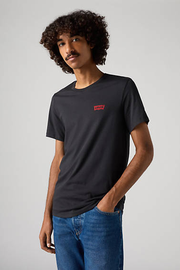 Camiseta gráfica de cuello redondo: paquete de 2 - Hombre - L - Negro / Caviar