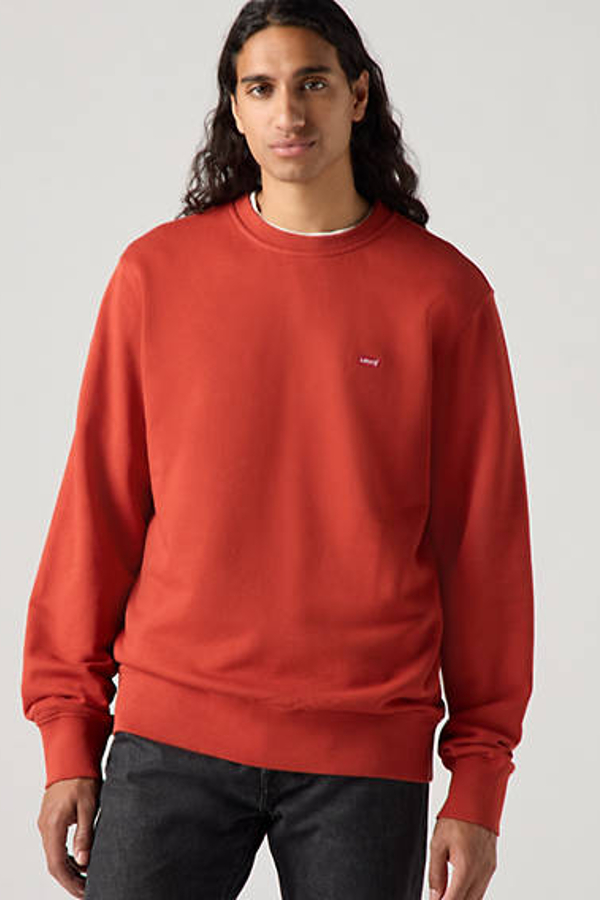 Sudadera de cuello redondo Original Housemark - Hombre - XS - Rojo / Ketchup French Terry