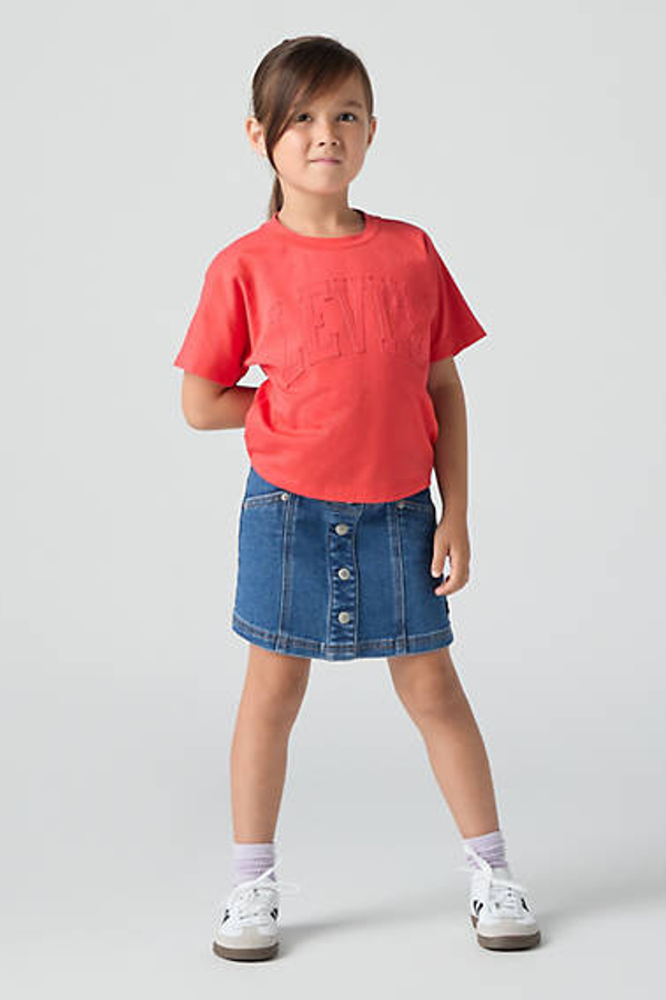 Falda con botones frontales infantil - Chicas - 4A - Neutral / Rodeo