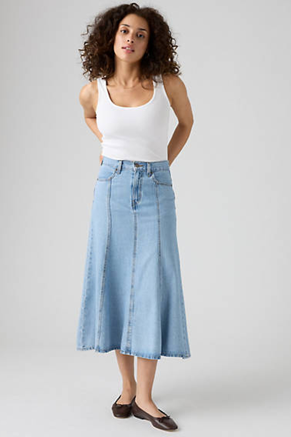 Falda Fit and Flare - Mujer - 25 - Azul / I Will