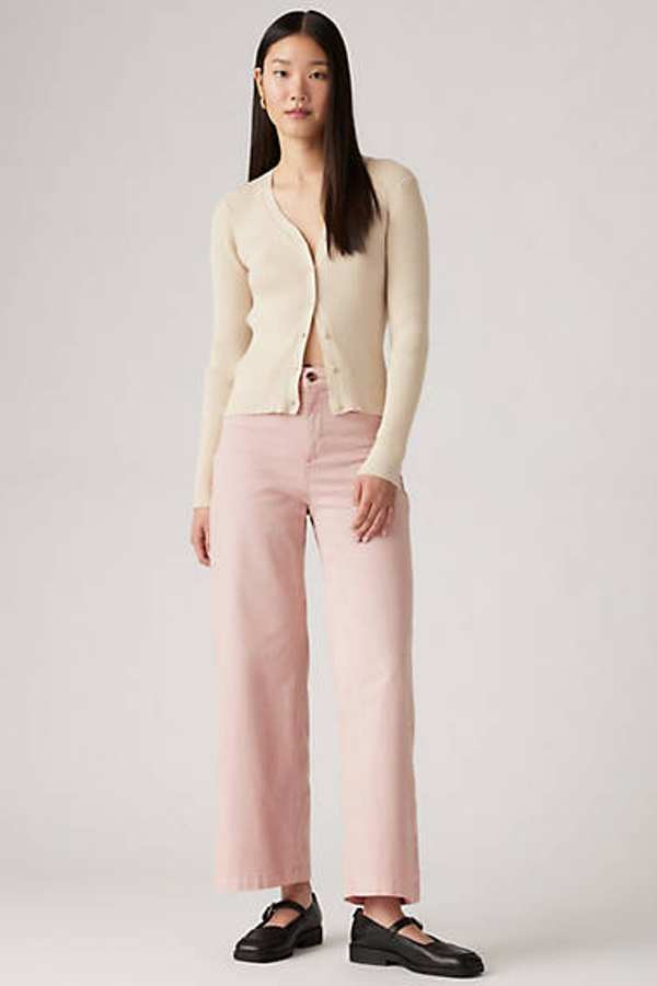 Pantalones chinos Vintage - Mujer - 28X29 - Rosa / Shady Pale Mauve Pfd