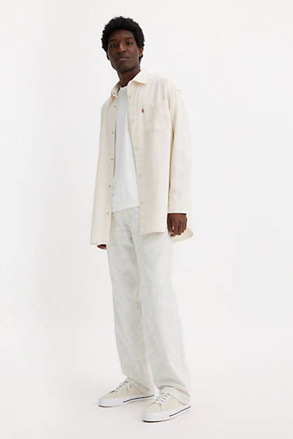 Pantalones Stay Loose Carpenter Levi's WellThread - Hombre - 32X32 - Blanco / Abstract Indigo Ink