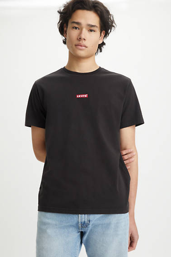 Camiseta relajada de manga corta Baby Tab - Hombre - XXL - Negro / Meteorite