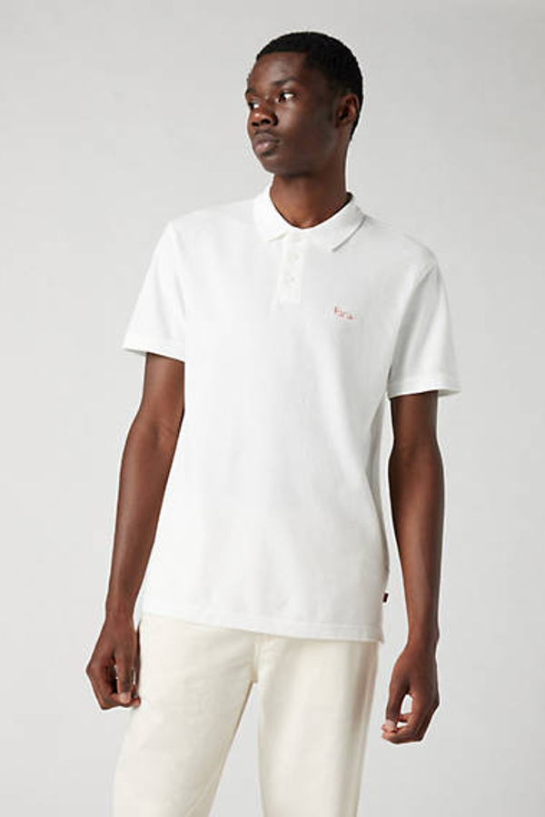 Polo Housemark - Hombre - XS - Blanco / Paris Embroidery White + Pique