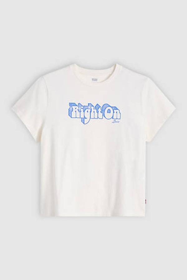 Camiseta Graphic Classic - Mujer - XS - Crema / Right On Egret