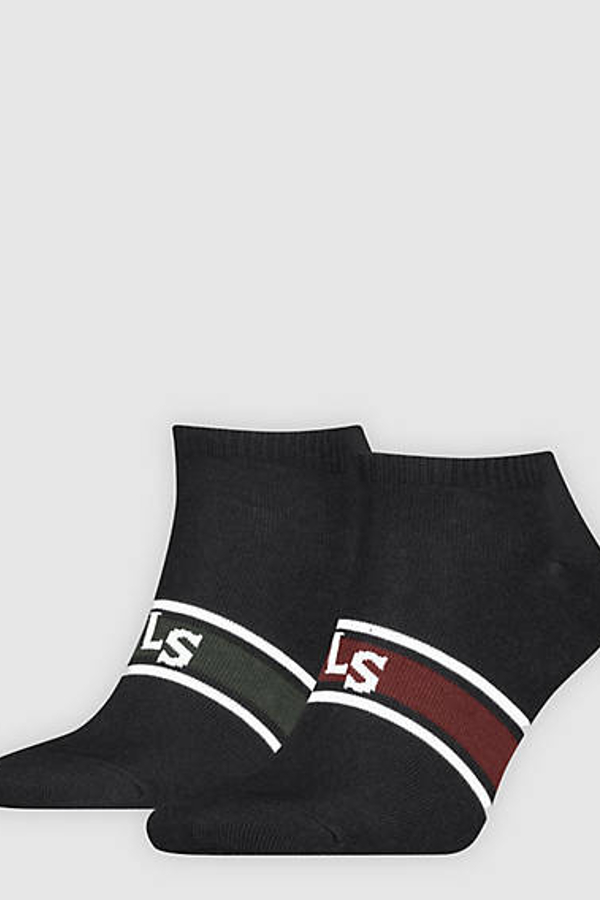 Calcetines bajos Levi's con logo: paquete de 2 - Hombre - 35 - Negro / Black Combo