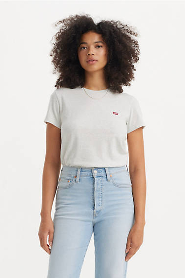Camiseta Perfect - Mujer - S - Gris / Icy Grey Heather