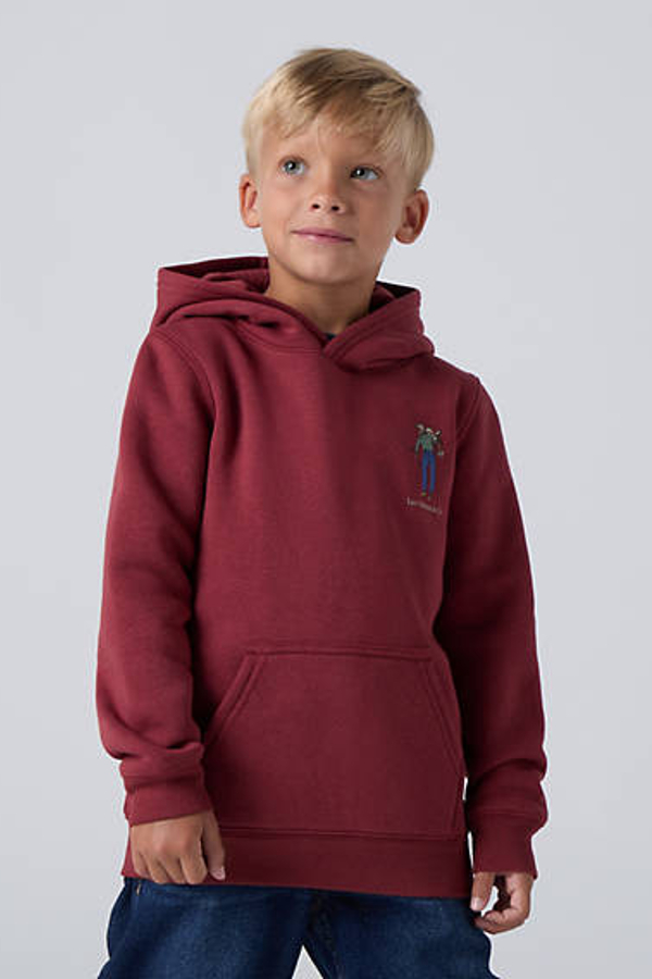 Sudadera con capucha Saddle Man infantil - Chicos - 2A - Rojo / Red Pear
