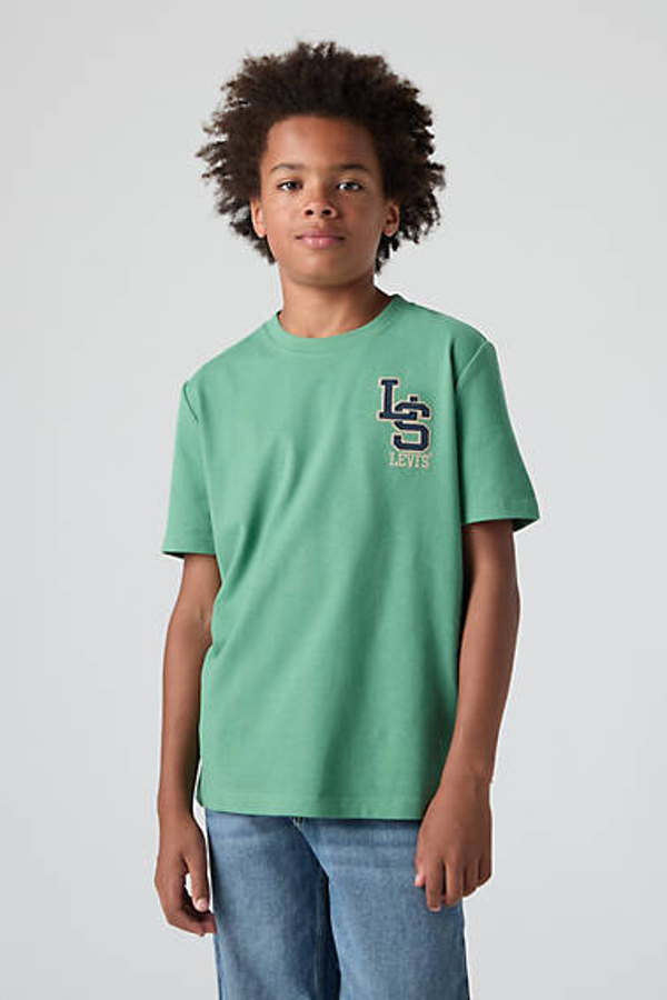 Camiseta Streamline Monogram para adolescentes - Chicos - 12A - Verde / Deep Grass Green