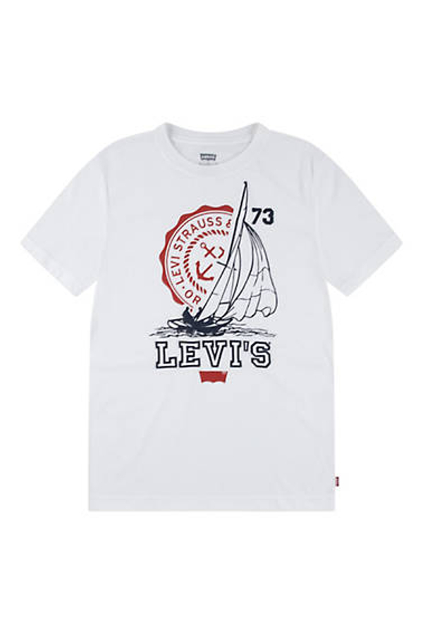 Camiseta Coastal Club infantil - Chicos - 5A - Blanco / Bright White
