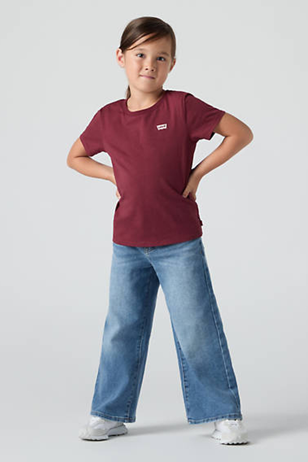 Vaqueros Baggy de tiro alto infantiles - Chicas - 8A - Neutral / Dance Around