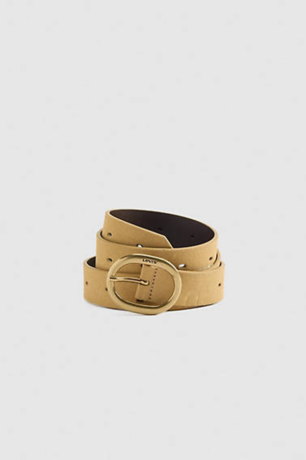 Cinturón de ante High Low - Mujer - 75 - Neutral / Bisque