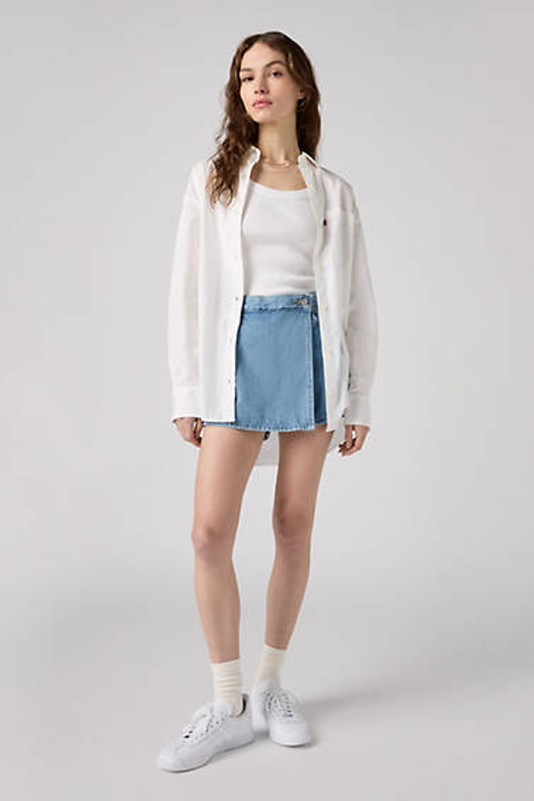 Falda - Mujer - 25 - Azul / Light Indigo Stonewash