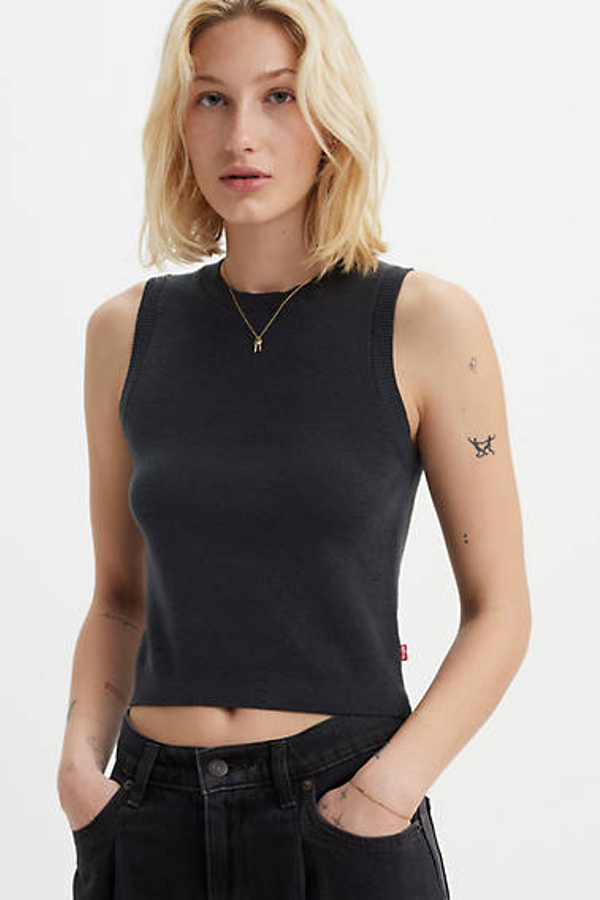 Camiseta sin mangas Ocean - Mujer - L - Negro / Caviar
