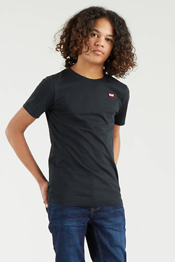 Camiseta para adolescentes Batwing Chest Hit - Chicos - 10A - Negro / Black