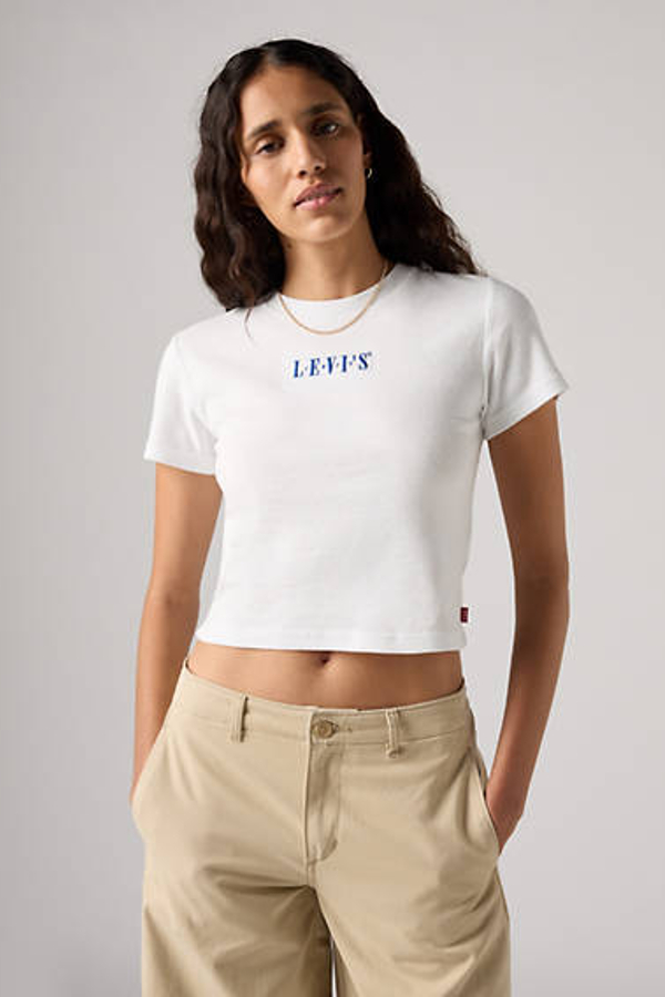 Camiseta Graphic Essential Sporty - Mujer - XS - Blanco / Bright White