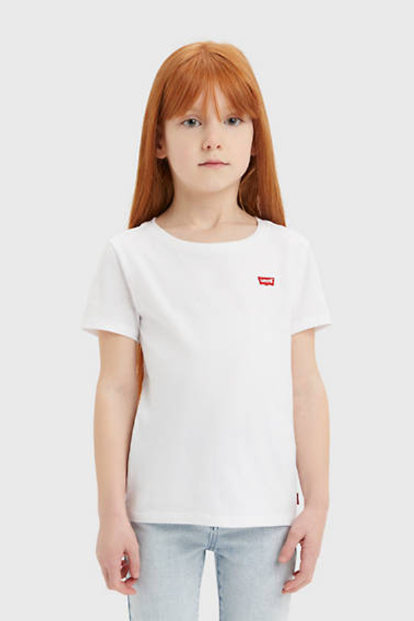 Camiseta infantil Batwing Chest Hit - Mujer - 4A - Blanco / White