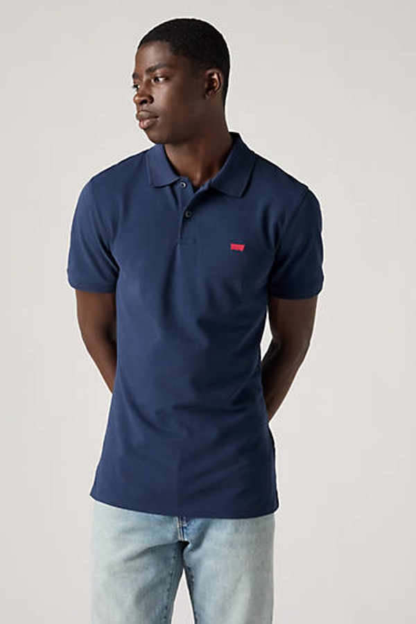 Polo Slim Housemark - Hombre - M - Azul / Naval Academy