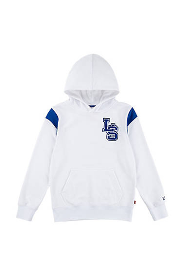 Sudadera con capucha Prep Sport infantil - Chicos - 5A - Blanco / Bright White