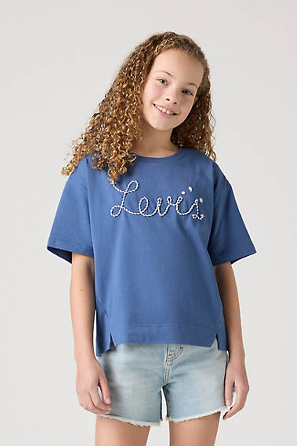 Camiseta Meet And Greet para adolescentes - Chicas - 14A - Azul / True Navy