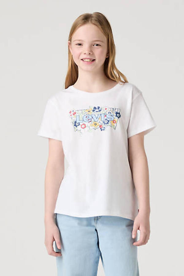 Camiseta Batwing Fill para adolescentes - Chicas - 14A - Blanco / Bright White