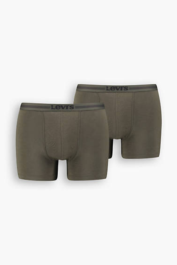 Calzoncillo bóxer Levi's: paquete de 2 - Hombre - L - Caqui / Khaki