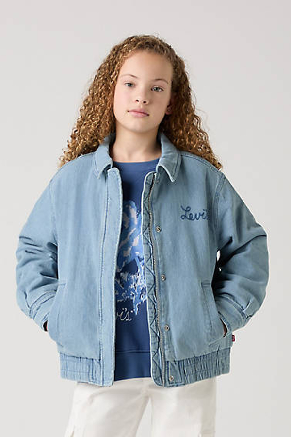 Chaqueta Trucker Retro Denim para adolescentes - Chicas - 12A - Azul / Desert Sky
