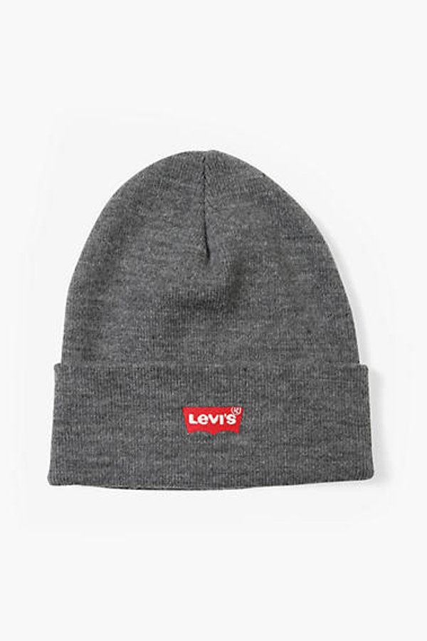 Gorro holgado con logotipo bordado Levi's - Mujer - One Size - Gris / Regular Grey