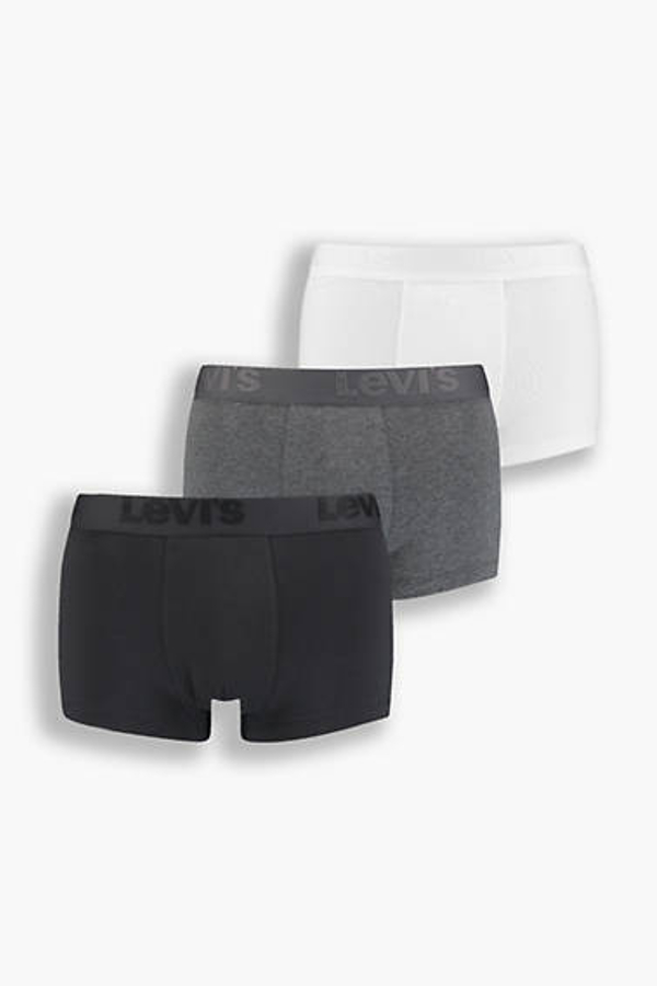Calzoncillo premium Levi's: paquete de 3 - Hombre - S - Multicolor / Black / Grey