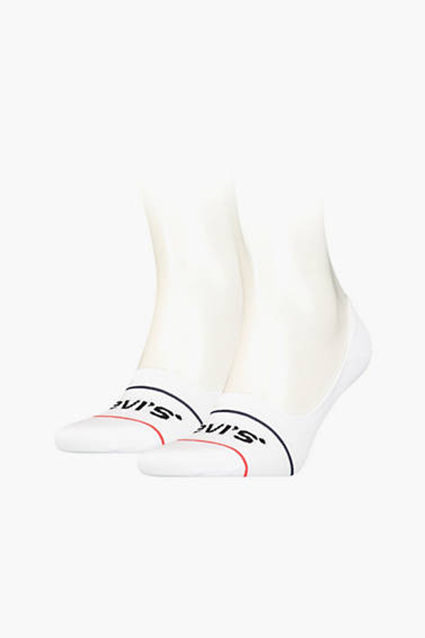 Calcetines bajos deportivos Levi's: paquete de 2 - Hombre - 35 - Blanco / Iconic