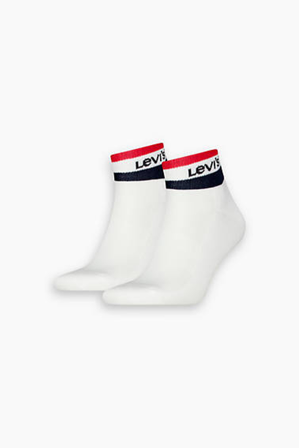Calcetines Sport Stripe de altura estándar Levi's: paquete de 2 pares - Hombre - 35 - Multicolor / Iconic