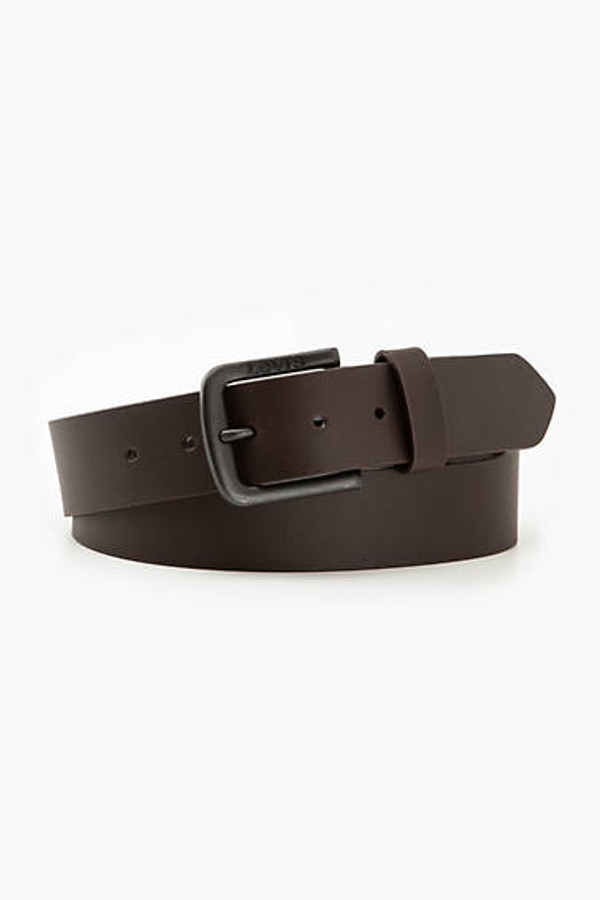 Cinturón con hebilla metálica Seine - Hombre - 110 - Marrón / Brown