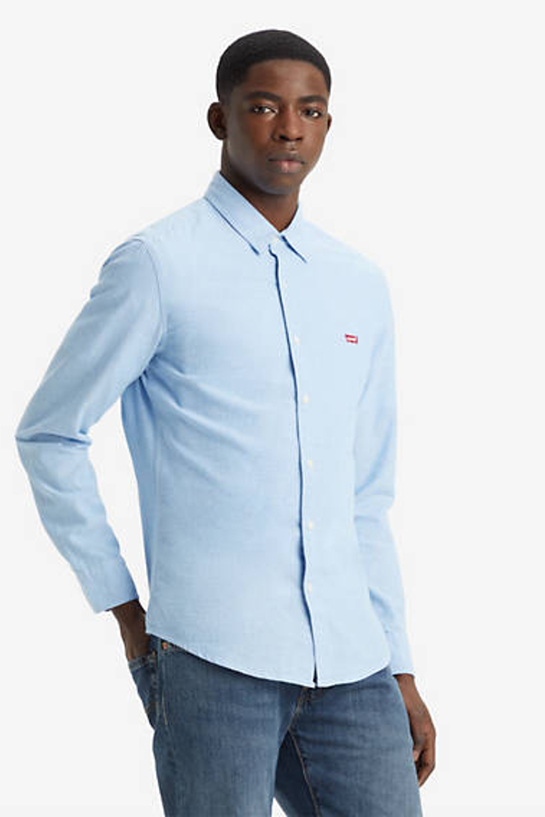 Camisa corte ajustado Battery Housemark - Hombre - XS - Azul / Allure