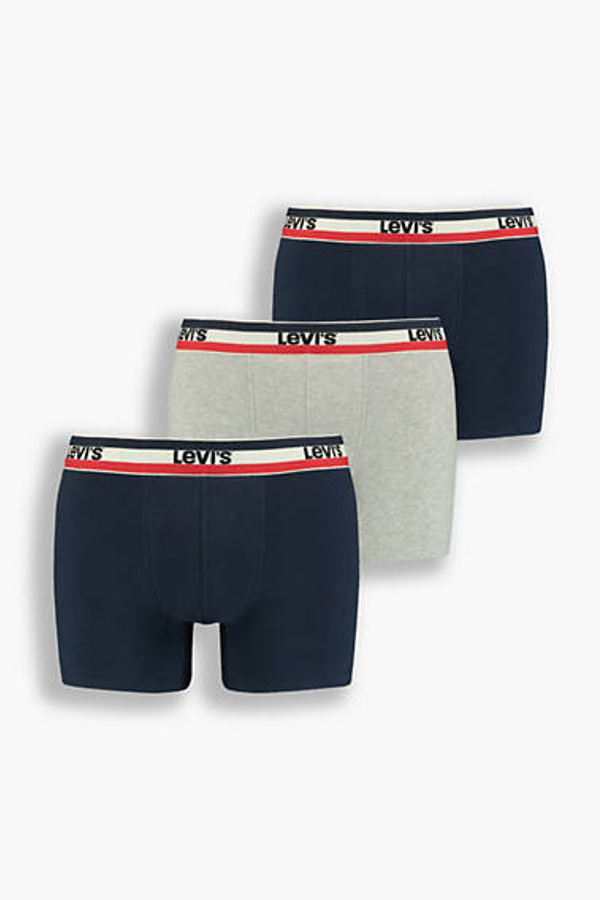 Bóxer básico Levi's - Hombre - S - Azul / Navy / Grey Melange