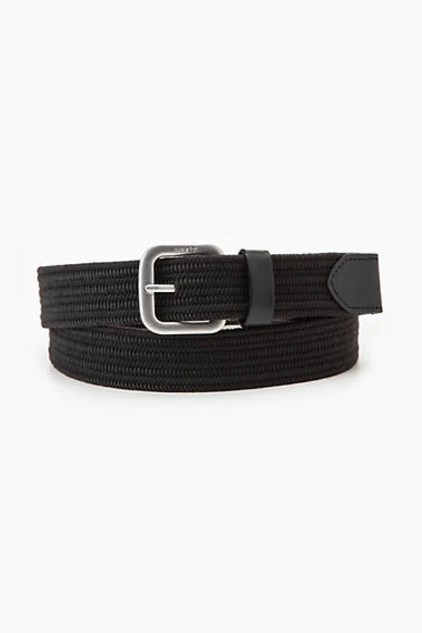 Cinturón de tejido elástico - Hombre - 115 - Negro / Black