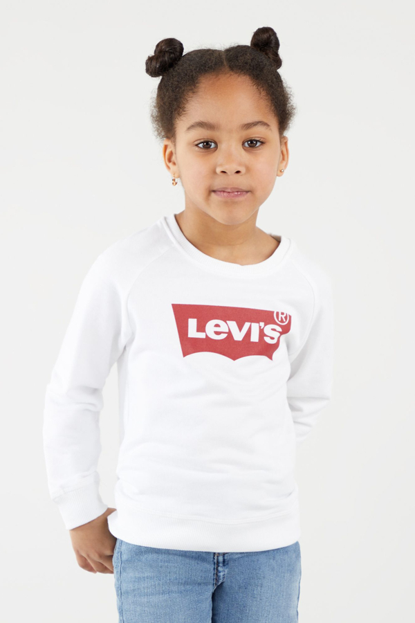 Cuello redondo con logotipo Key infantil - Chicas - 6A - Blanco / Red / White